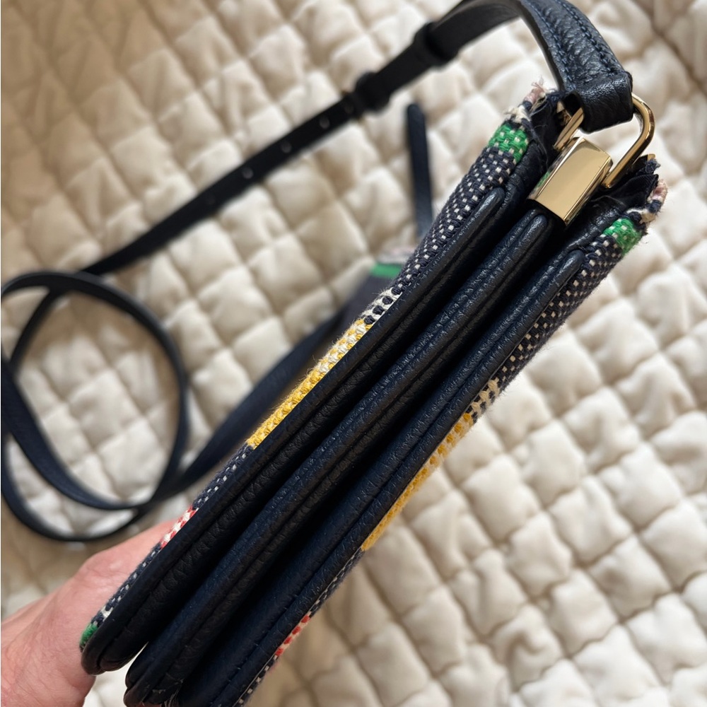 🤩Kate Spade Jackson Boardwalk Stripe Triple Gusset Crossbody ✨ - Picture 6 of 8